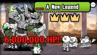 Battle Cats - 6M HP Relic Bun Bun! [ An Ancient Curse 3 Crowns ]