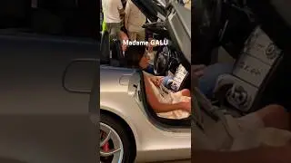 Rich couple arrived in a rare Mercedes🤑 #monaco #shorts #mercedes #supercars #luxury #billionaire
