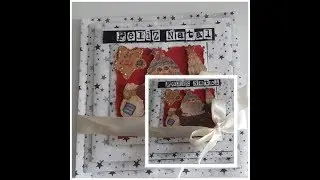 DIY:MINI ÁLBUM PARA FOTOS COM MOTIVO NATALINO