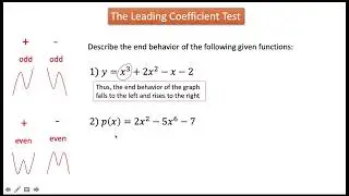 The Leading Coefficient Test