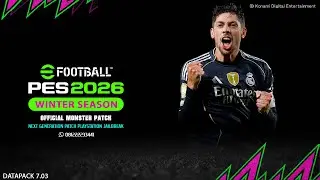 eFootball PES 2026 WINTER SEASON UPDATE DATAPACK 7.03 / Playstation 4 / Playstation 5 Jailbreak