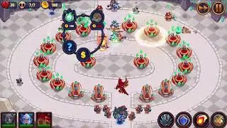 Realm Defense level 90 (3 Stars) World 4 The Time Mage's Chamber