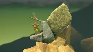 Getting Over It With Bennett Foddy(2017) Speedrun. Glitchless. Time:00h:04m:37.975s