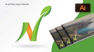 N letter logo Design in illustrator | Illustrator tutorials | Best Logo Design Ideas