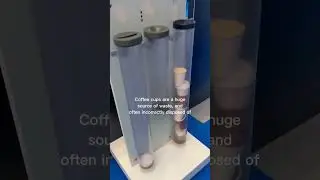 Coffee cup recycling system..#coffee #coffeecups #recycling #sustainable #eco #CapCut #london