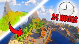 Transforming A Huge Island In Minecraft (24 hours)