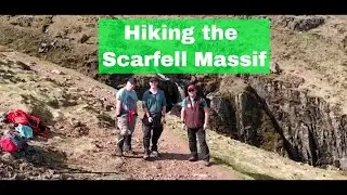 Hiking the Scarfel Massif from Wast Water , lake district, UK