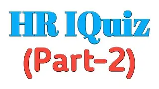 HR IQuiz (Part-2)