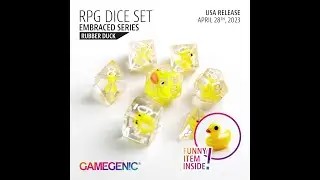 Gamegenic | RPG Dice Set RubberDuck | Embraced Series