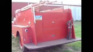 original nifty 50 chevy firetruck walkaround. 2 minute vid.