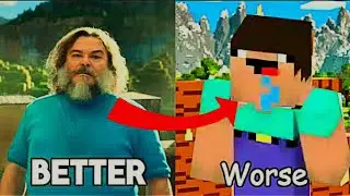 I recreated the Minecraft Movie trailer but I made it worse