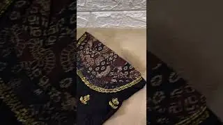 order now beautiful Ajrakh Slitted Kurti WhatsApp 7907820952