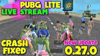 PUBG MOBILE LITE 0.27.0 PLAYING IN LIVE STREAM - PUBG LITE CRASH PROBLEM FIX - FMG GAMING