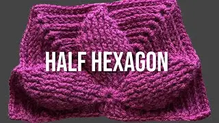 Half Hexagon with 3D Flower Motif. It matches the previous Tutorial of the full Hexagon.
