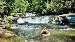 Broad River Falls - Bat Cave, NC - Hike Vlog 103
