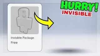 HURRY! BE INVISIBLE ON ROBLOX NOW
