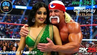 WWE 2K25 - Hulk Hogan vs Indian Diva Ishita | Intergender Match Gameplay | Oct 23 , 2025