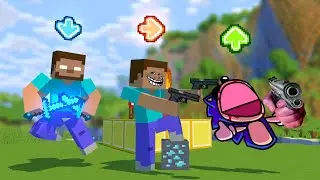 FNF Character Test | Gameplay VS Minecraft Animation | Herobrine Reborn 2.5