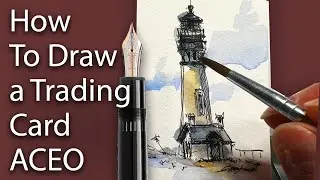 How to Draw ACEO Cards for Beginners! (Step by Step)