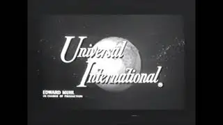 Extremely Old Universal International logo in Black and White Audio Descriptive