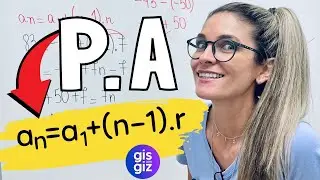 P.A. PROGRESSÃO ARITMÉTICA | FÓRMULA DO TERMO GERAL DA P.A. | AULA 2 \Prof. Gis/