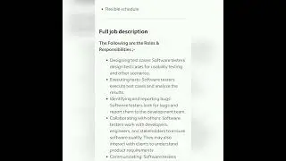 Software Tester #fresher #experienced #getemployed #youtubeshorts #softwaretestingjobs #qajobs