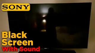 Sony TV Black Screen WITH Sound