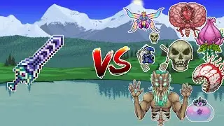 Terraria master mode | New 1.4 ultimate sword Zenith vs. ALL bosses!!