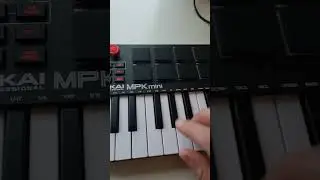 Akai MPK Mini midi usb controller and the M-Audio Air USB audio interface