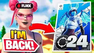 I'M BACK... (24 KILL WIN SOLO CASH CUP) 🏆 | Flikk