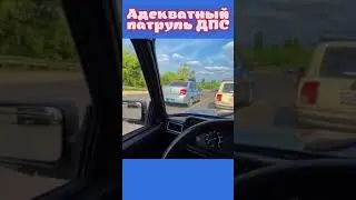 АДЕКВАТНЫЙ ПАТРУЛЬ ДПС /#shorts