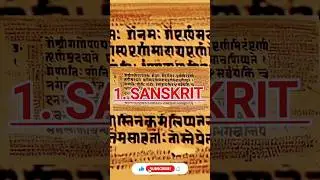 Top 5 Ancient Language 😱#facts#education#shorts