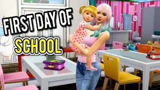 Mom Morning Routine in Sims 4 - Baby Goldies First day of School - Titi Plus