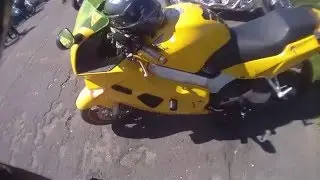 Уличные мотогонки и куча мотов
