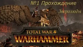 TotalWar:Warhammer прохождение за зверолюдов!!!!(DLC)
