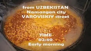 Popular Street Food of Uzbekisan | MASTAVA | 02:40 AM Breakfast