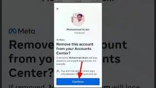 How to Remove Facebook Account From Instagram #shorts #trending #youtubeshort