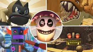 Pac Man and the Ghostly Adventures 1 & 2 All Bosses Fight (No Damage)