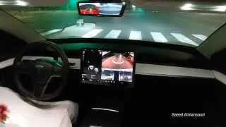 TESLA 2023.32.4 Autopilot Enhanced  #uae #uae #ksa #tesla #car #youtube