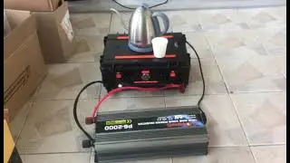Scientek PS-3000 pure sine wave inverter power electrical kettle