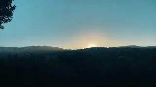 sunrise/sunset from our rental home in Santa Fe - 4K Drone footage