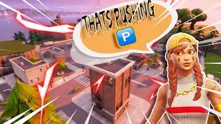 FORTNITE PUSHING 🅿 WITH TILTED TOWERS!!