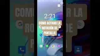 HOW TO ACTIVATE SCREEN ROTATION VERY EASY