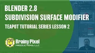 Blender 2.8 - Subdivision Surfaces - Beginners Teapot Tutorial 02