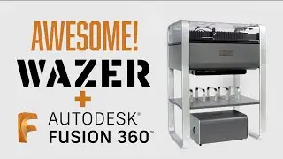 Using a Wazer CNC Desktop Waterjet with Fusion 360!