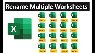How to Rename Multiple Worksheets At Once Without VBA Code In Excel