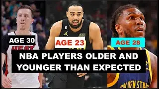 15 NBA Players Who Are Way Older (and Younger) Than You Think!