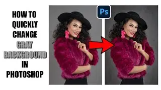 How to change gray background in Photoshop
