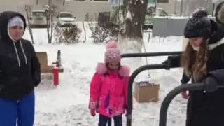 Открытие спорт площадки в г. Тольятти