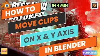 How To Move Videos On X And Y Axis In BLENDER?